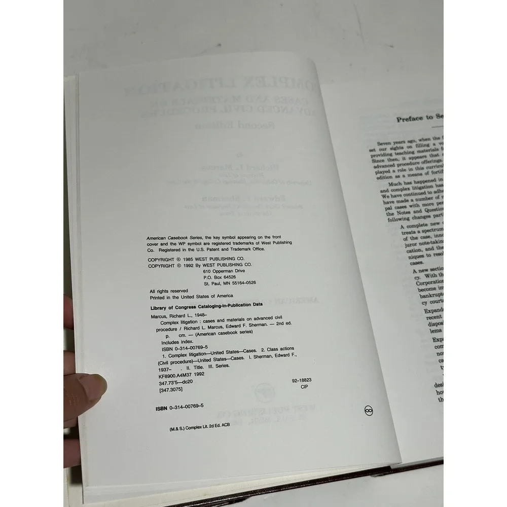 Basic Contract Law L Fuller 1991 &complex litigation West Publishing 2 books lot